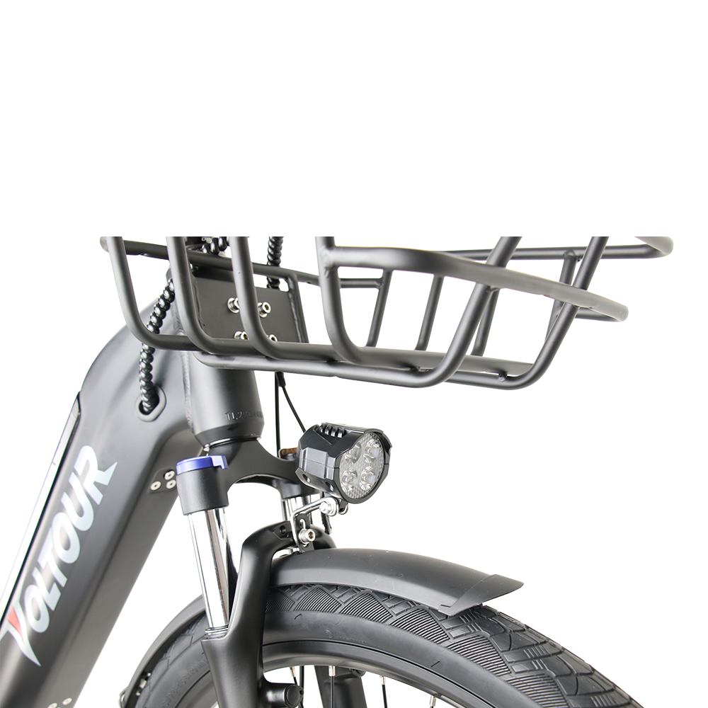 Electric City Bike w/ Stepthru Frame - Jet